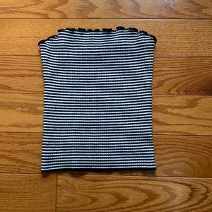 striped tube top